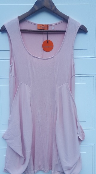 NWT Patrizia Luca|Tank Dress|Blush|Sz S - Picture 2 of 5